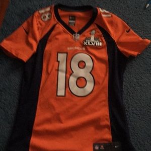 Peyton Manning super bowl jersey